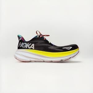 Hoka One One Clifton 9 Black Rainbow Running Shoes Men’s Size 11 D Athletic